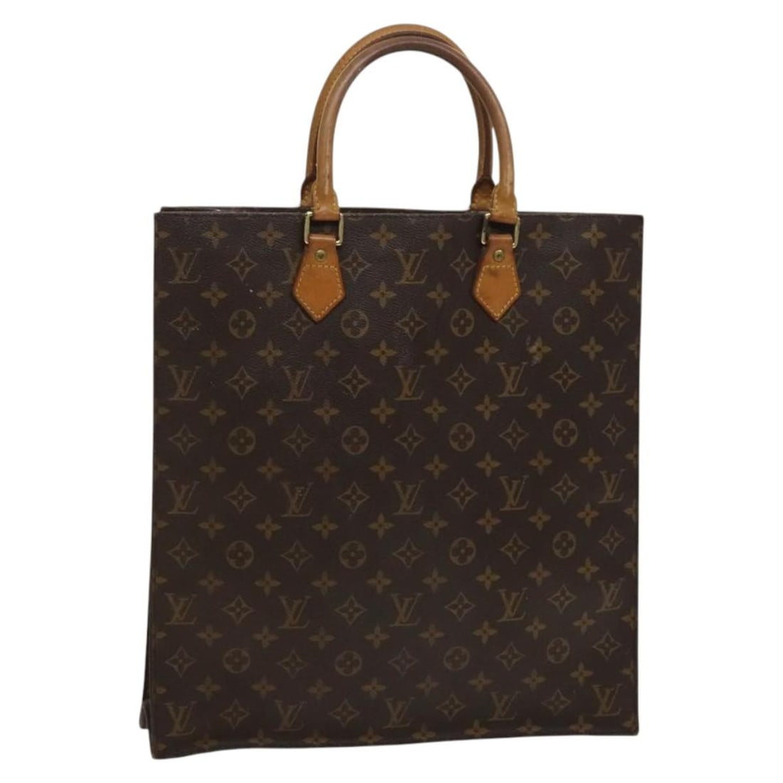 Louis Vuitton Sac Plat Monogram Canvas Tote M51140 France: Louis Vuitton Sac Plat Monogram Canvas Tote M51140 France This Louis Vuitton Monogram Sac Plat Hand Bag features the brand's signature monogram canvas exterior with classic monogram color. Designed fo