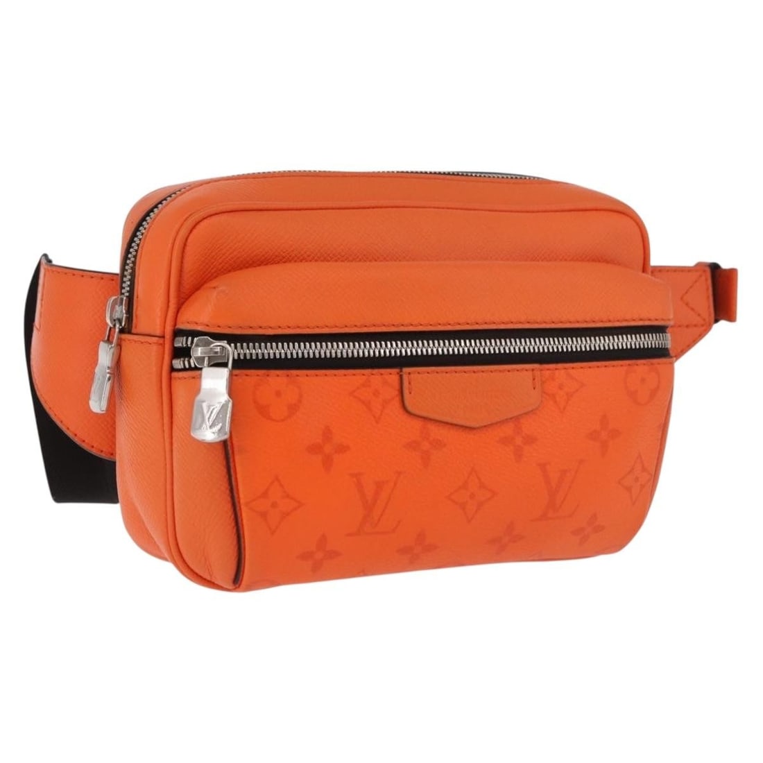 Louis Vuitton M30430 body bag in Monogram Eclipse canvas orange: Louis Vuitton M30430 body bag in Monogram Eclipse canvas orange Louis Vuitton Tiger Lama Monogram bum bag in Monogram Eclipse canvas with an orange monogram colorway. This body bag includes a dust bag