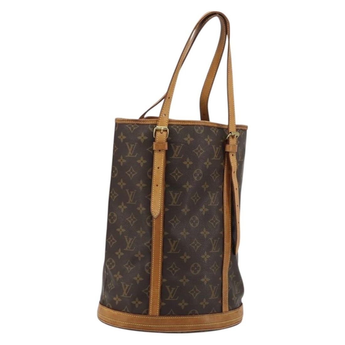 Louis Vuitton M42236 Monogram Canvas Bucket GM Shoulder Bag: Louis Vuitton M42236 Monogram Canvas Bucket GM Shoulder Bag Louis Vuitton Monogram Bucket GM shoulder bag in Monogram Canvas, made in France. This women's bag is identified as style M42236 and comes i