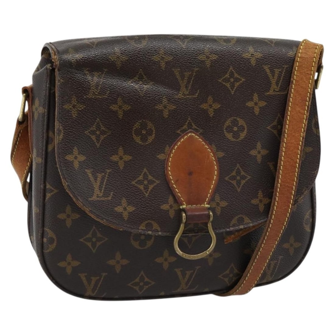 Louis Vuitton M51242 Saint Cloud GM Monogram Canvas Shoulder Purse: Louis Vuitton M51242 Saint Cloud GM Monogram Canvas Shoulder Purse Louis Vuitton Saint Cloud GM shoulder bag in Monogram Canvas, made in France. This women's bag features the classic Monogram color an