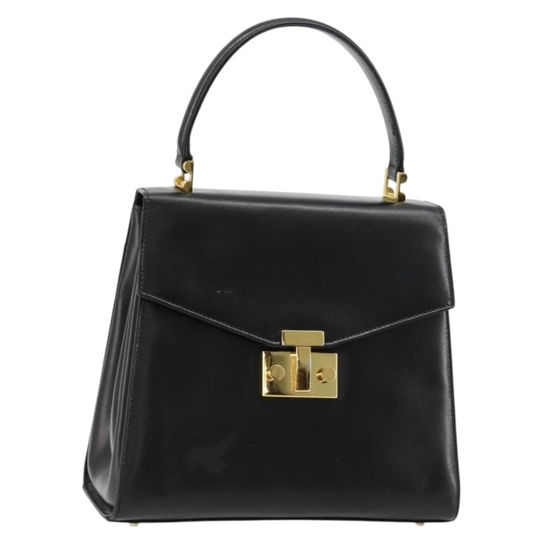 TIFFANY Co Black Leather Handbag Gold Tone Italy: TIFFANY Co Black Leather Handbag Gold Tone Italy Tiffany & Co. women's leather handbag in black with gold-tone accents, made in Italy. This heavily used bag has been customized and repainted, with pri