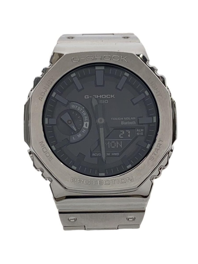 Casio G Shock Stainless Steel Black Men's Wristwatch GM B2100: Casio G Shock Stainless Steel Black Men's Wristwatch GM B2100 This CASIO G-SHOCK GM-B2100 men's wristwatch features a durable stainless steel construction with a sleek black finish. Designed in Japan,