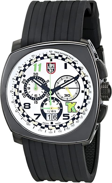 Luminox Tony Kanaan 44mm Quartz Chronograph Men's Watch 1147: Luminox Tony Kanaan 44mm Quartz Chronograph Men's Watch 1147 Discover the Luminox Tony Kanaan Chronograph, a stunning wristwatch designed for the modern man. This 44mm timepiece features a polished st