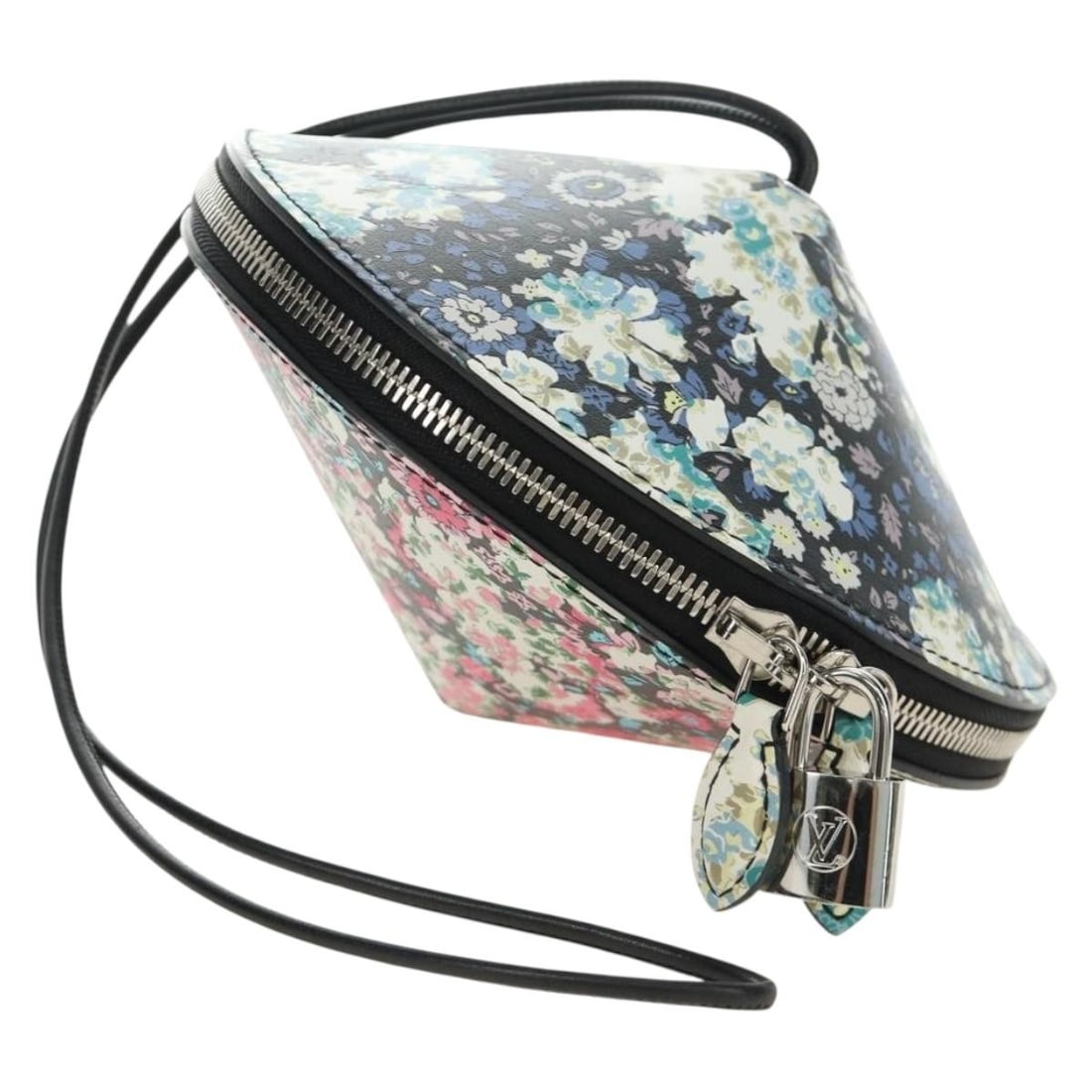 Louis Vuitton Tupi Multicolor Silver Calfskin Leather Handbag (1 of 18)