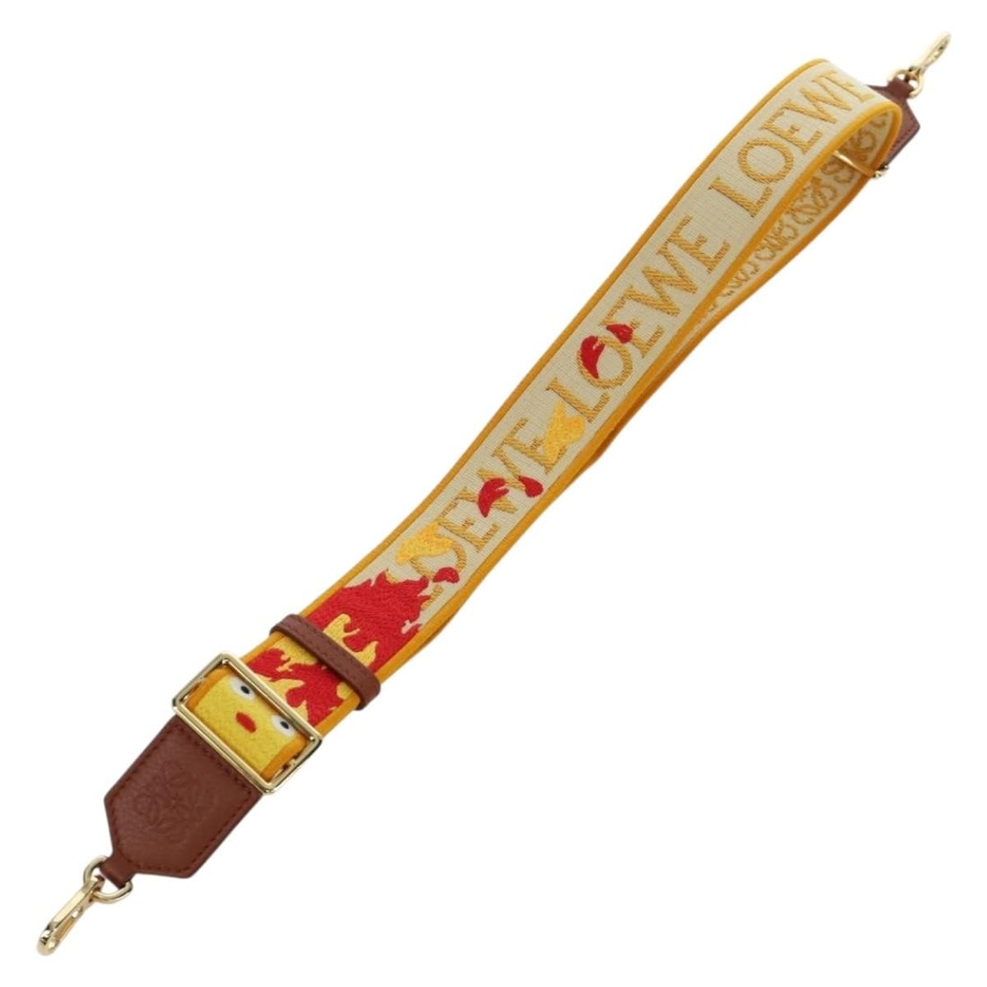 Beige Canvas Shoulder Strap LOEWE Studio Ghibli Howl's Moving Castle: Beige Canvas Shoulder Strap LOEWE Studio Ghibli Howl's Moving Castle LOEWE x Studio Ghibli Howl's Moving Castle shoulder strap in beige canvas. This women's accessory is made in Spain and is offered i