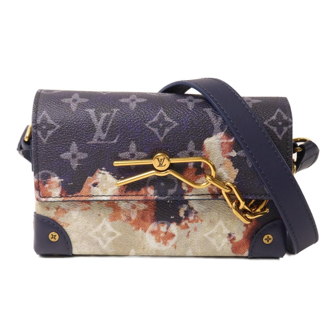 Louis Vuitton Steamer Wearable Shoulder Bag M82900 Monogram Bleach Navy: Louis Vuitton Steamer Wearable Shoulder Bag M82900 Monogram Bleach Navy Louis Vuitton Steamer Wearable Shoulder Bag, model M82900, in Navy x Multicolor Monogram Bleach. Made from PVC coated canvas and