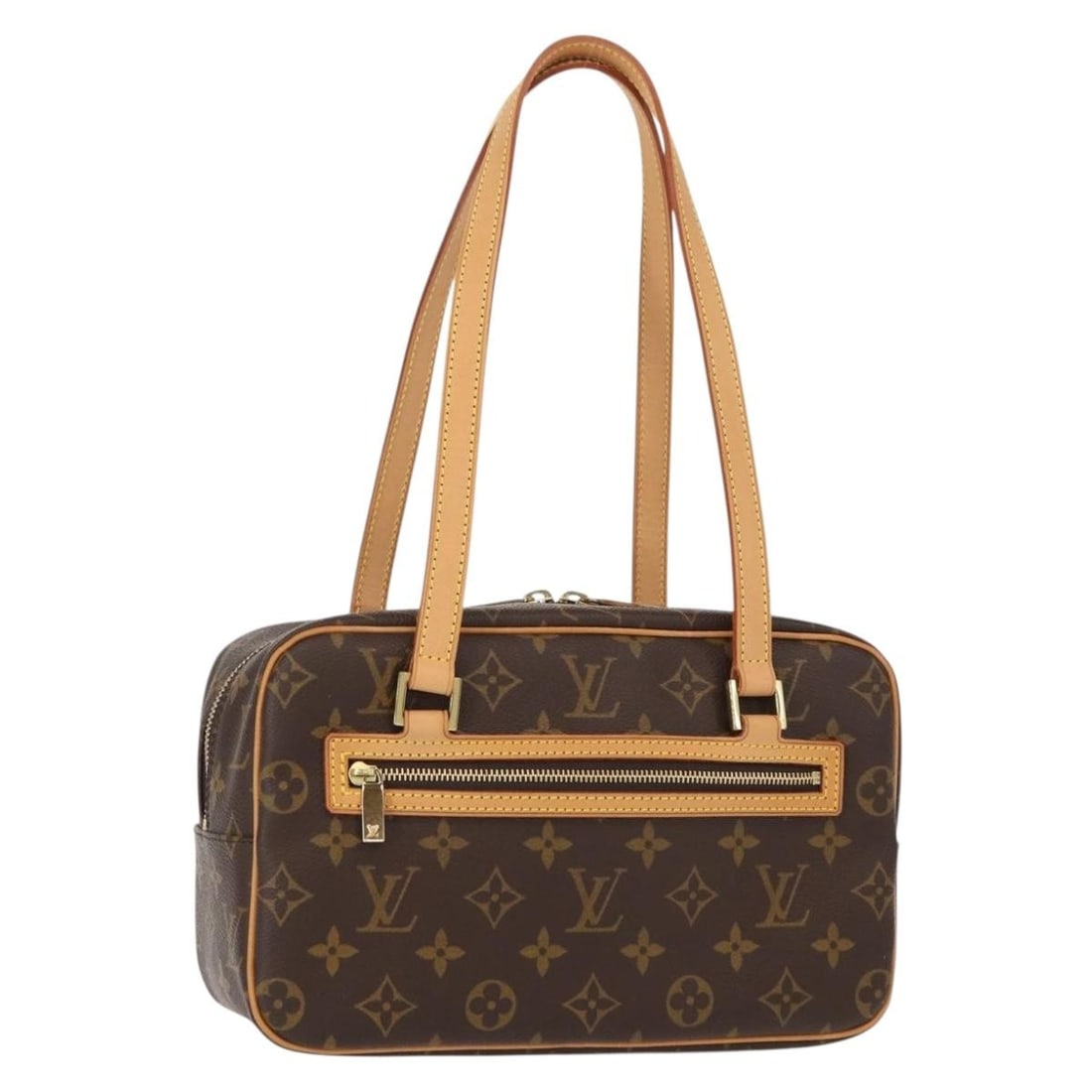 Louis Vuitton M51182 Cite MM Monogram Canvas Handbag: Louis Vuitton M51182 Cite MM Monogram Canvas Handbag Louis Vuitton Cite MM hand bag in Monogram canvas, made in France. Includes a dust bag. Condition is ranked A: excellent, with slight loss of shape