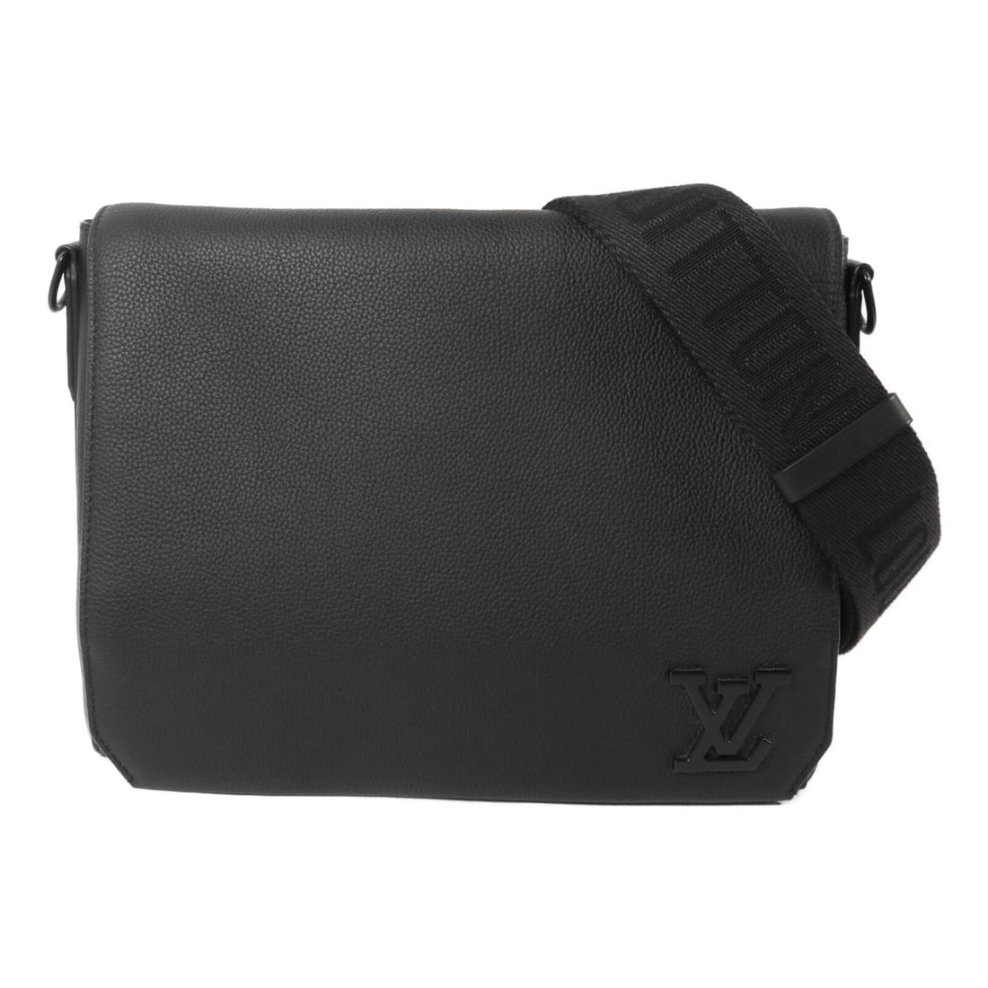 Louis Vuitton M57080 Takeoff black calfskin shoulder bag: Louis Vuitton M57080 Takeoff black calfskin shoulder bag Louis Vuitton LV Takeoff shoulder messenger bag in black leather. This women's shoulder bag features a structured design with multiple storage 