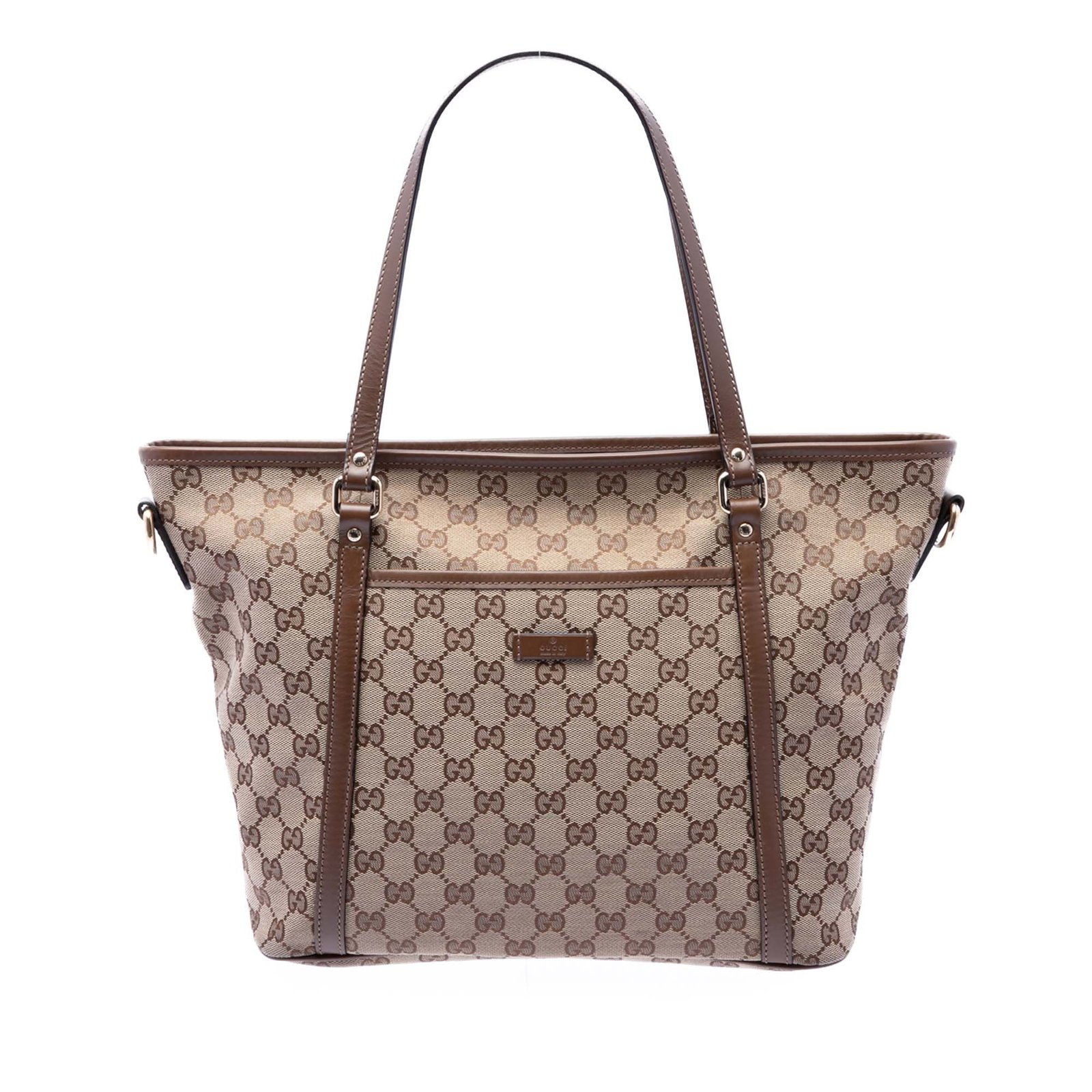 Gucci Joy Convertible Tote Beige GG Canvas Satchel (1 of 6)