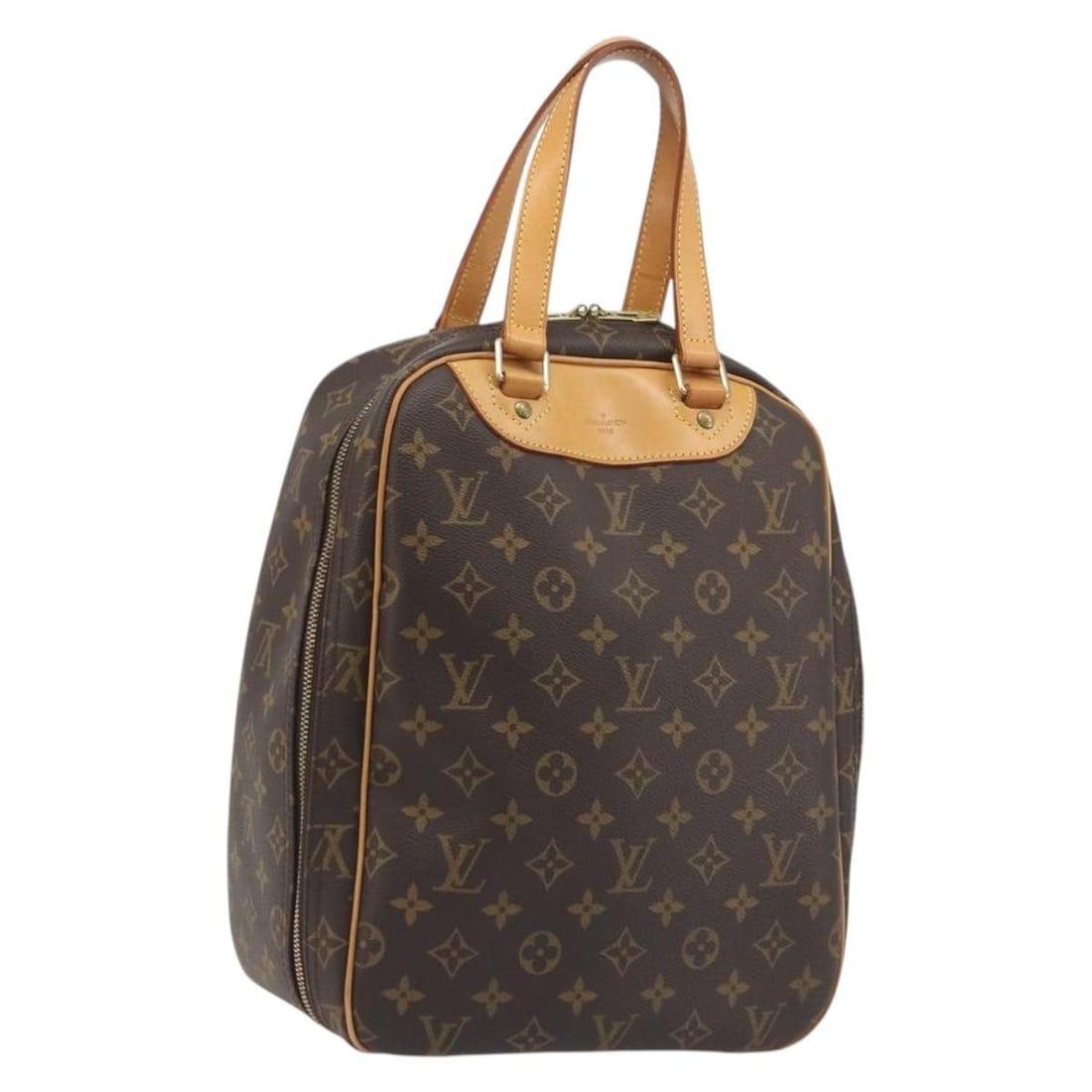 Louis Vuitton M41450 Excursion Monogram Canvas Handbag with Dust Bag: Louis Vuitton M41450 Excursion Monogram Canvas Handbag with Dust Bag Louis Vuitton Monogram Excursion handbag in monogram canvas with a dust bag included. Made in France, this women's handbag shows re
