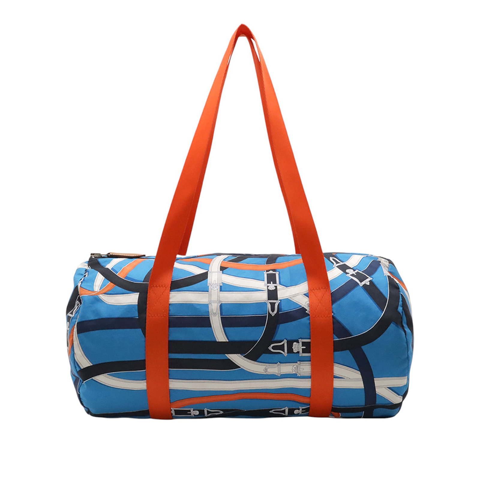 Hermes Cavalcadour Airsilk 38 duffle bag in silk and Barenia (1 of 9)