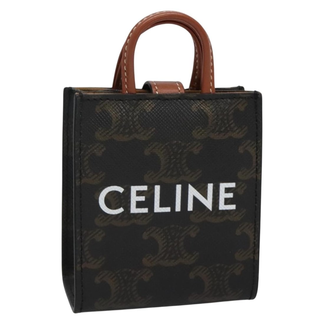 CELINE Triomphe PVC Leather Key Case Black Gold Italy: CELINE Triomphe PVC Leather Key Case Black Gold Italy This CELINE Triomphe key case features a sophisticated design crafted from durable PVC leather in black with gold accents. Made in Italy, it offer