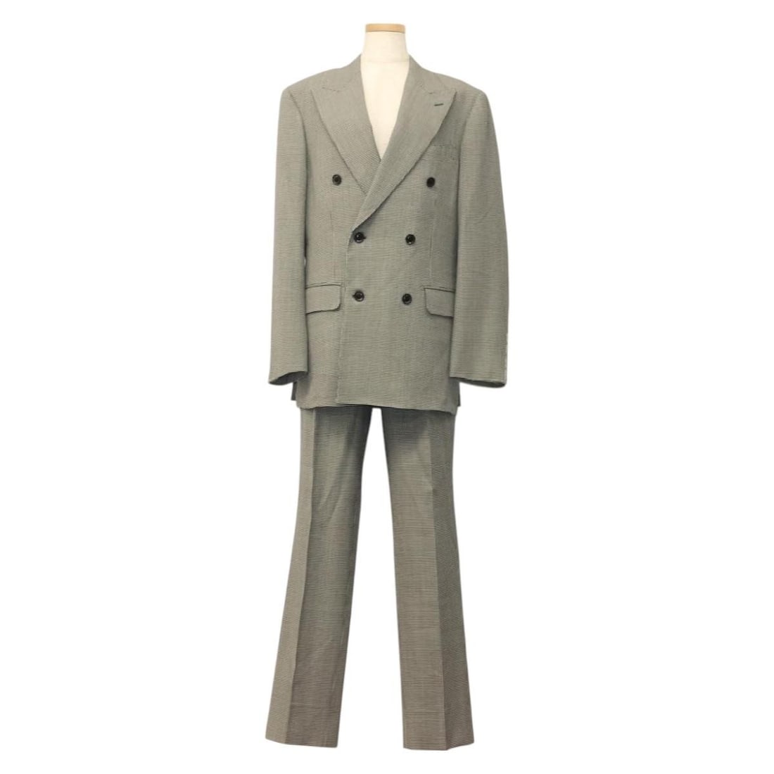 ESTNATION Cotton Houndstooth Women Jacket and Slacks Suit Set (1 of 18)