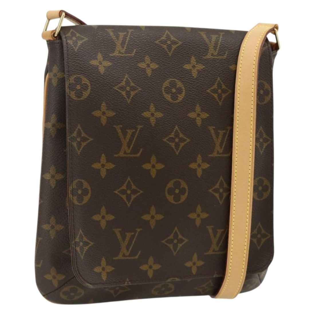 Louis Vuitton M51258 Musette Salsa Monogram Canvas Shoulder Bag: Louis Vuitton M51258 Musette Salsa Monogram Canvas Shoulder Bag Louis Vuitton Musette Salsa Short shoulder bag in Monogram canvas. This women's bag is made in Spain and includes a dust bag and item bo