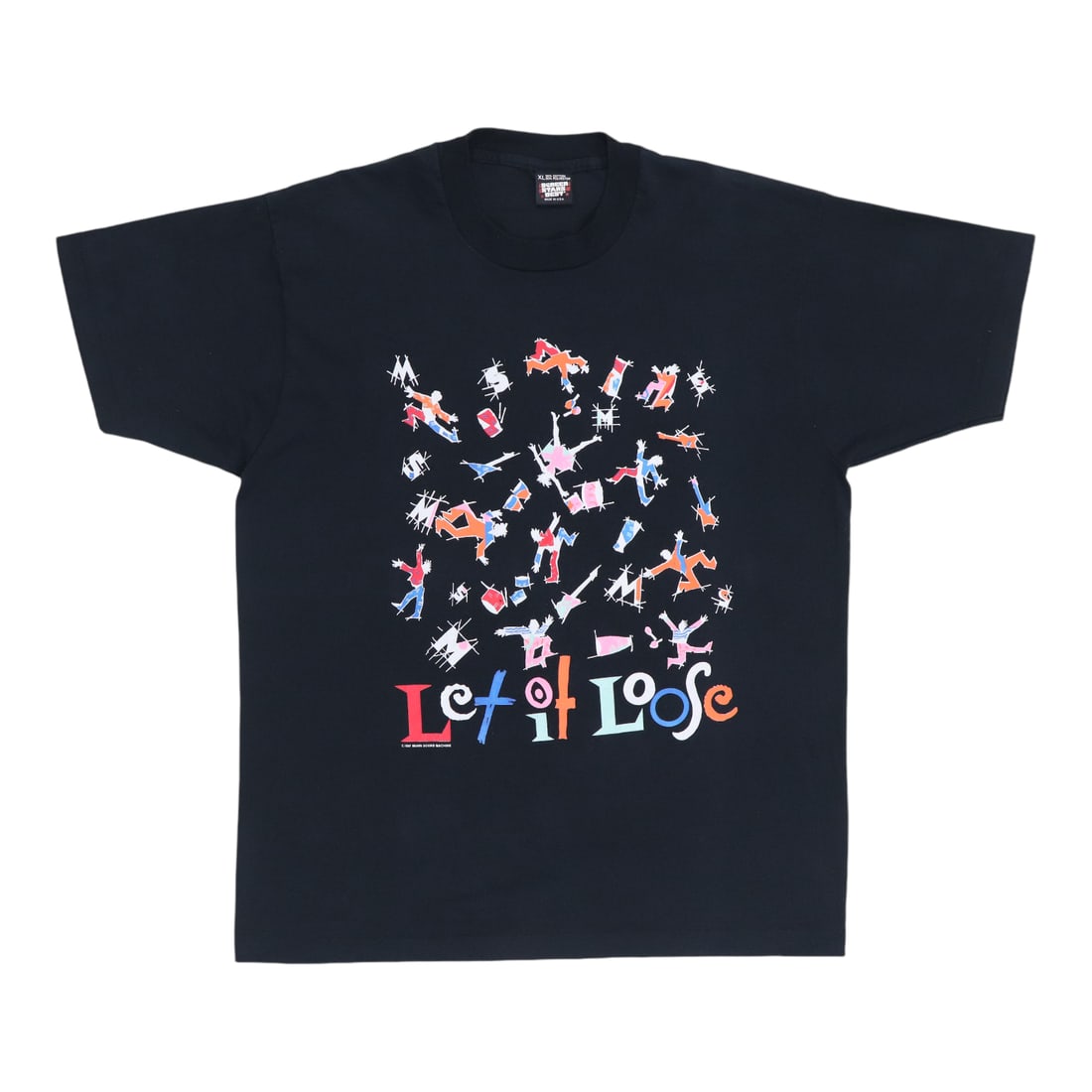Black 1987 Gloria Estefan Let It Loose cotton tour shirt XL (1 of 6)