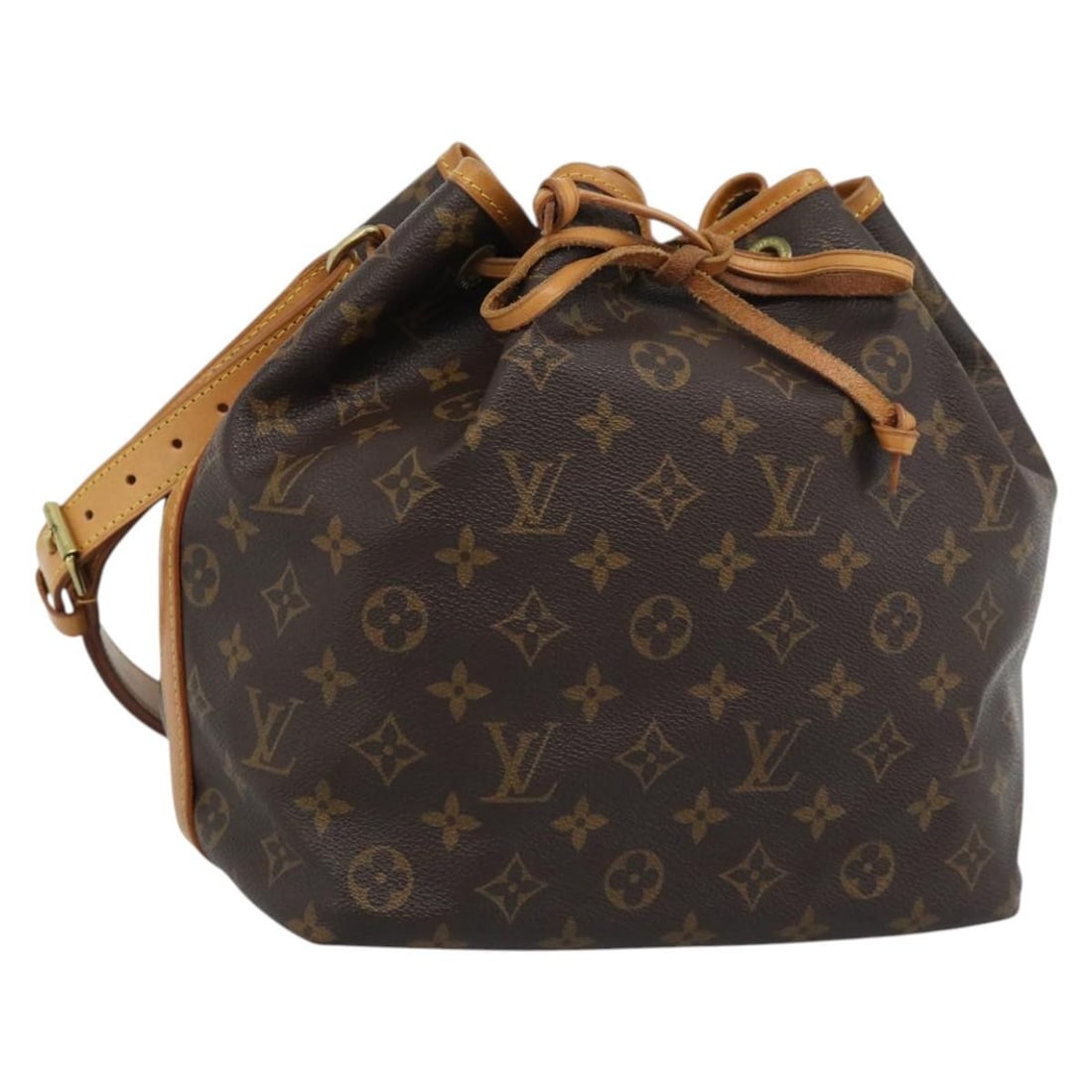 Louis Vuitton M42226 Petit Noe Monogram Canvas Shoulder Bag: Louis Vuitton M42226 Petit Noe Monogram Canvas Shoulder Bag Louis Vuitton Monogram Petit Noe shoulder bag in Monogram canvas, made in France. This women's shoulder bag includes a dust bag and shows re