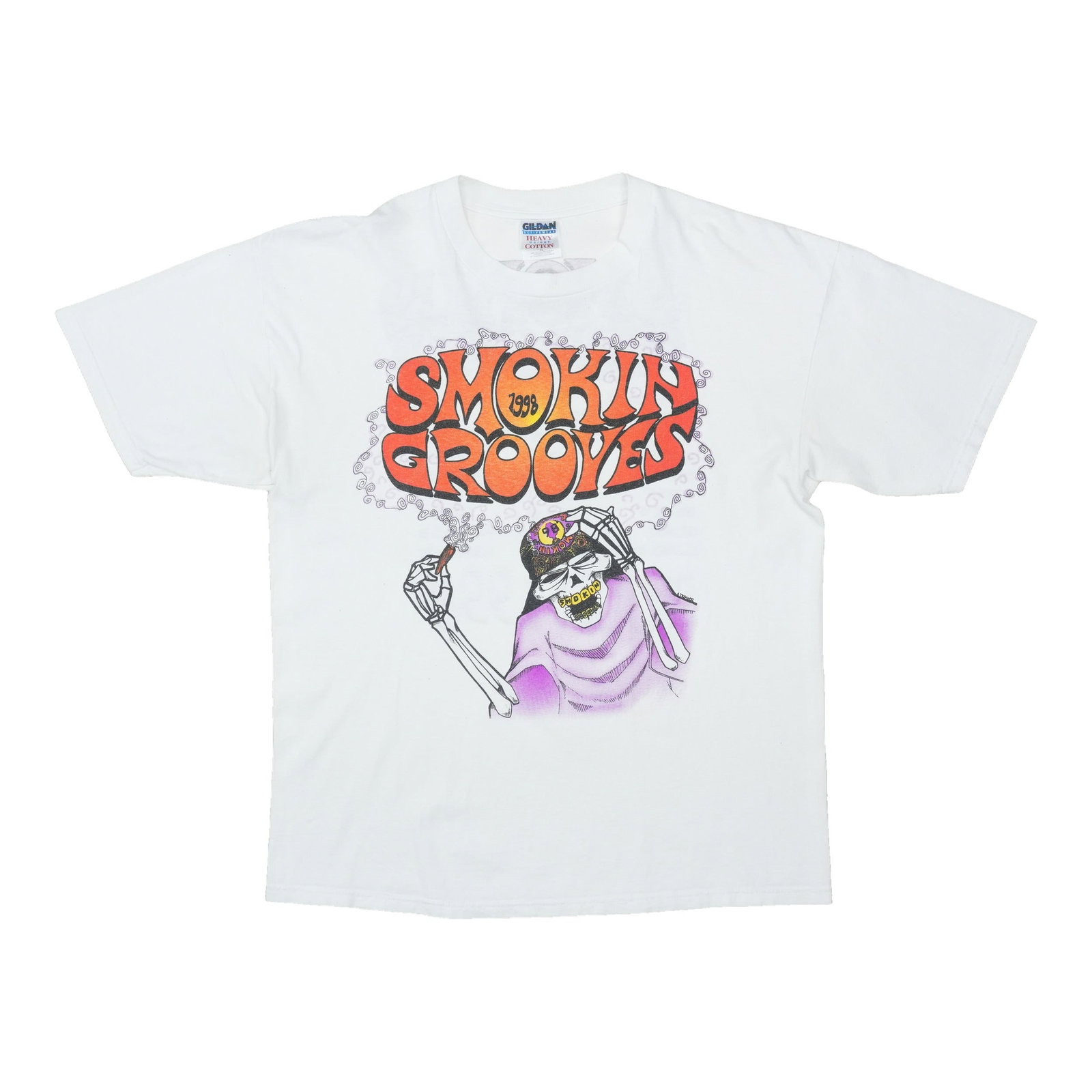 Vintage 1998 Smokin Grooves white cotton tour shirt XL: Vintage 1998 Smokin Grooves white cotton tour shirt XL Original vintage 1998 Smokin Grooves Tour shirt from the 1990s. This true vintage tee is not a modern reproduction and is in good condition, with