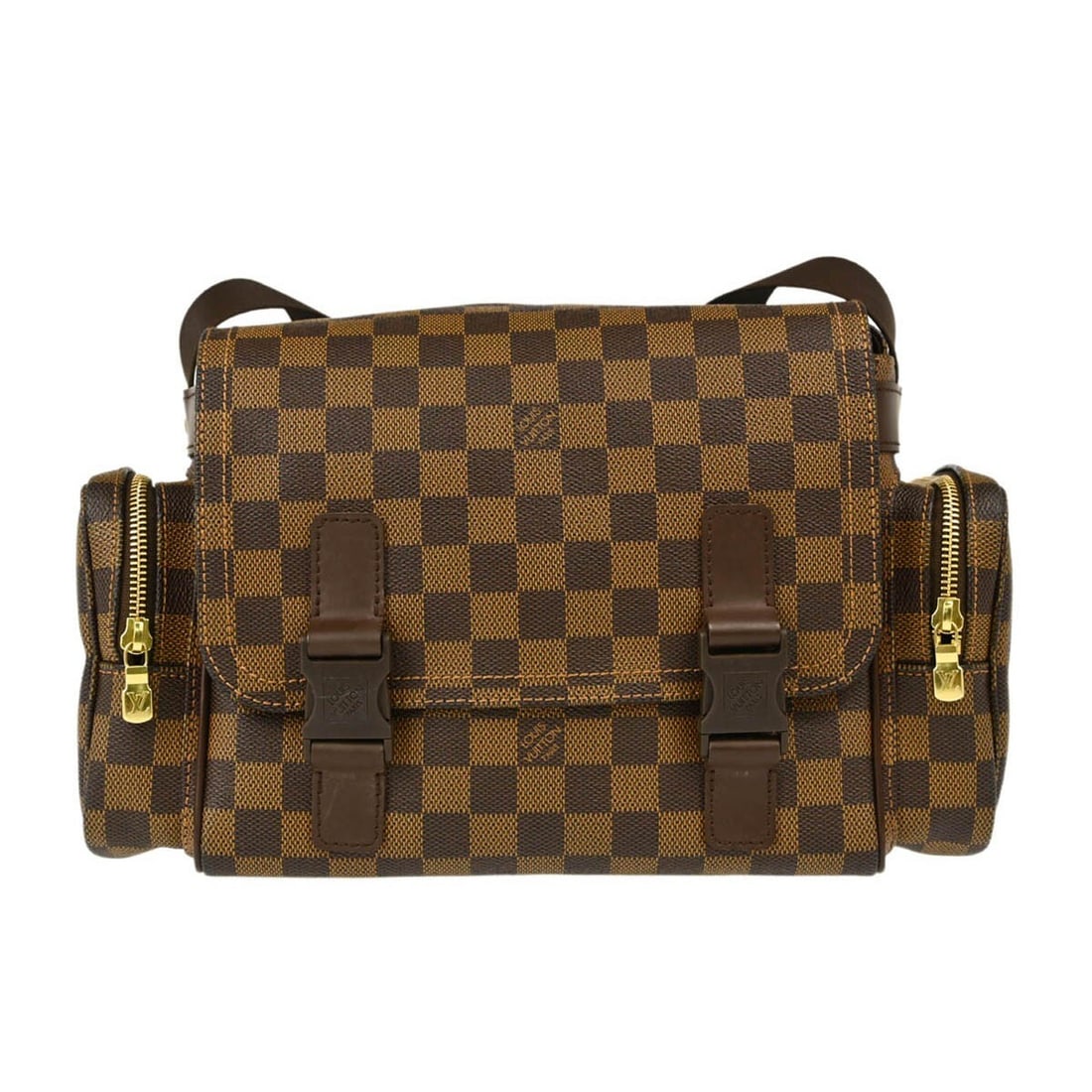 Louis Vuitton Reporter Melville Ebene Damier Crossbody Bag N51126: Louis Vuitton Reporter Melville Ebene Damier Crossbody Bag N51126 Louis Vuitton Damier Reporter Melville shoulder bag in Ebene brown Damier canvas and leather, made in France. This medium bag features