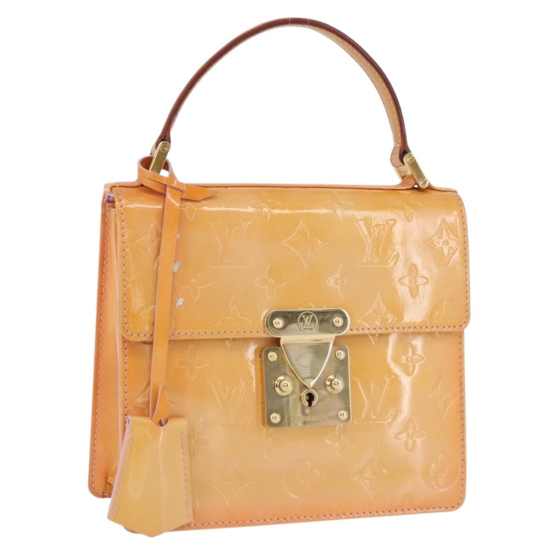 Louis Vuitton M91033 Vernis Spring Street Handbag Marshmallow Pink (1 of 18)