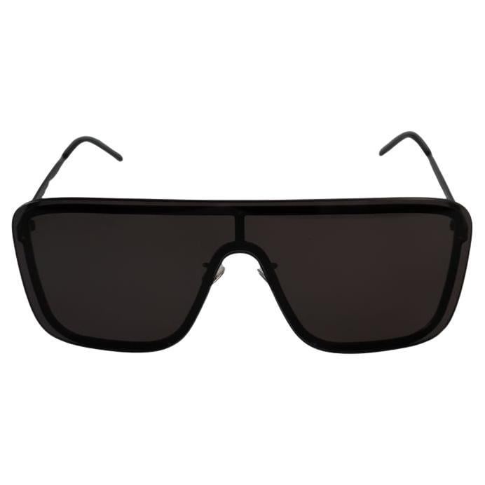 Yves Saint Laurent The Mask 99MM Metal Shield Sunglasses (1 of 9)
