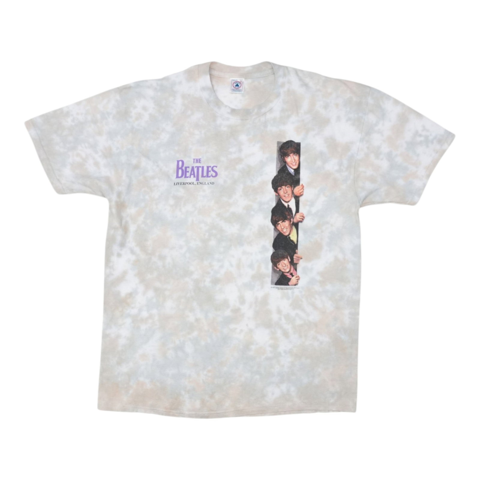 Vintage 1997 The Beatles Cotton Tie Dye Tee XL: Vintage 1997 The Beatles Cotton Tie Dye Tee XL Authentic original vintage 1997 The Beatles tie dye shirt with front and back graphics. This is a true vintage shirt, not a modern reproduction. The shir