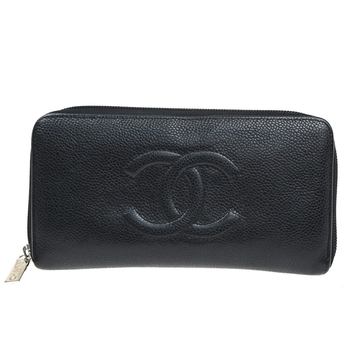 Chanel CC Zip Around Wallet Black Leather Spain: Chanel CC Zip Around Wallet Black Leather Spain This Chanel CC Zip Around Wallet is crafted from black leather and features a zip-around closure for secure storage. Designed for women, it offers both 