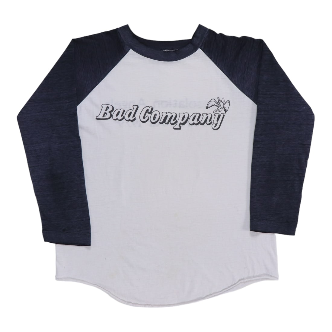 White 1979 Bad Company Desolation Angels Vintage Tour Shirt: White 1979 Bad Company Desolation Angels Vintage Tour Shirt Authentic original vintage 1979 Bad Company Desolation Angels tour shirt with front and back graphics. This is a true vintage shirt, not a m
