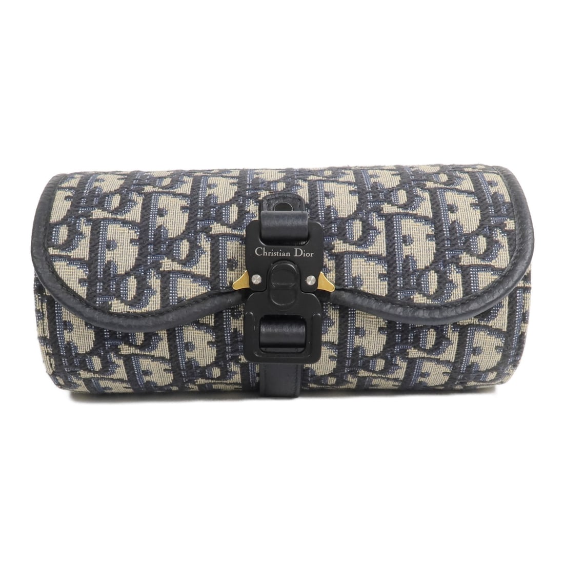 Dior CD Gallop Blue Canvas Watch Case: Dior CD Gallop Blue Canvas Watch Case Christian Dior CD Gallop watch case in blue canvas. It is described as a very good condition accessory with a blue-on-blue colorway and no accessories included. S