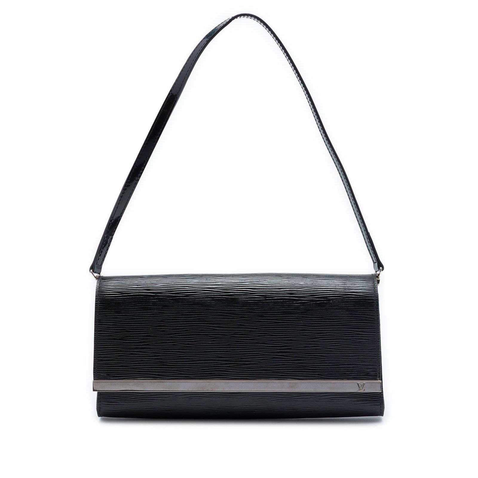 Louis Vuitton Sevigne Clutch in Black Electric Epi Leather (1 of 6)