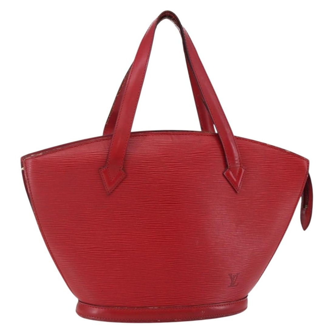 LOUIS VUITTON Epi Saint Jacques Red Shoulder Bag M52277 Auth: LOUIS VUITTON Epi Saint Jacques Red Shoulder Bag M52277 Auth This authentic Louis Vuitton Epi Saint Jacques Shoulder Bag features a striking red Epi leather exterior, offering a blend of elegance and 