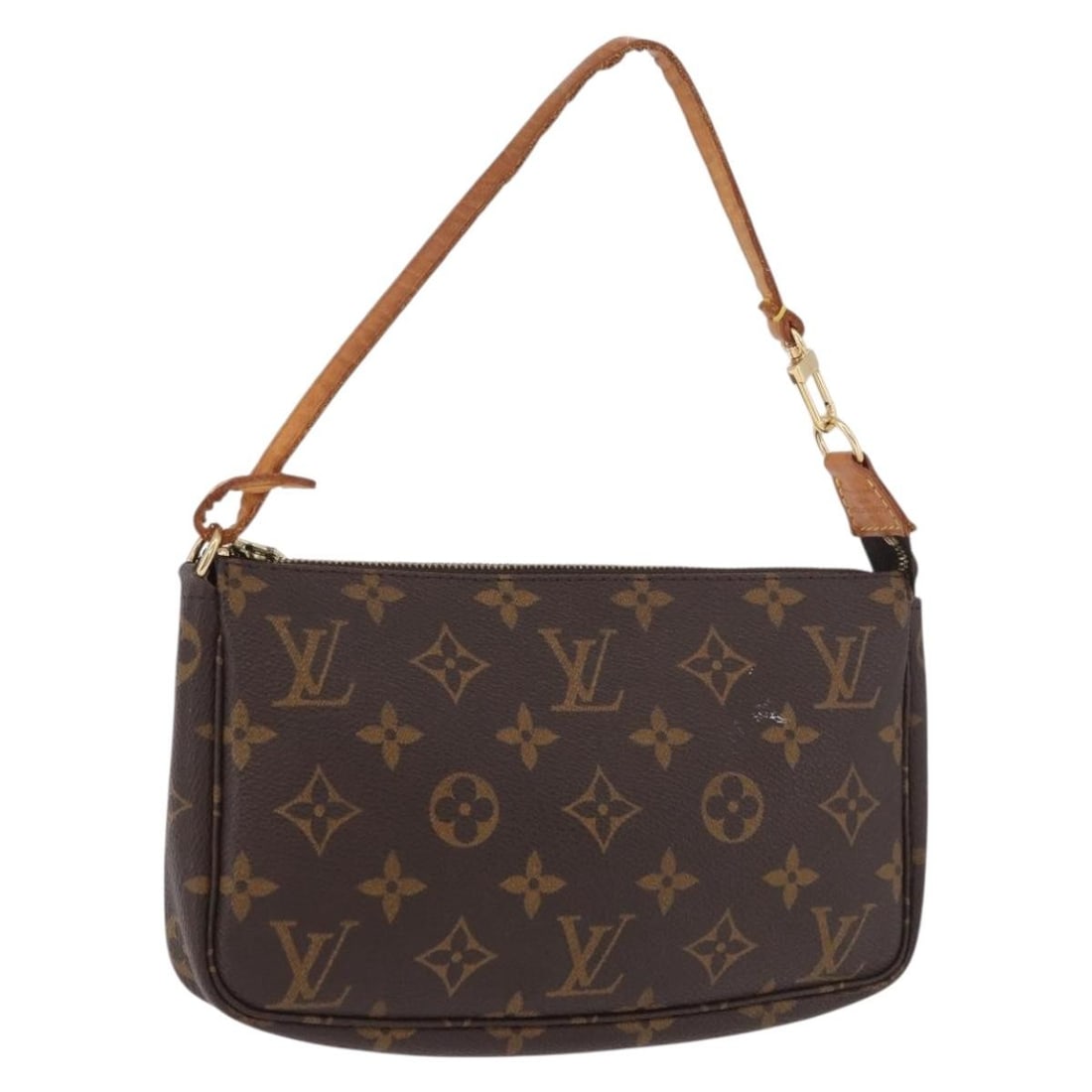 Louis Vuitton M51980 Monogram Canvas Accessory Pouch France: Louis Vuitton M51980 Monogram Canvas Accessory Pouch France Louis Vuitton Monogram Pochette Accessoires accessory pouch in Monogram canvas. This women's pouch was made in France and is offered without
