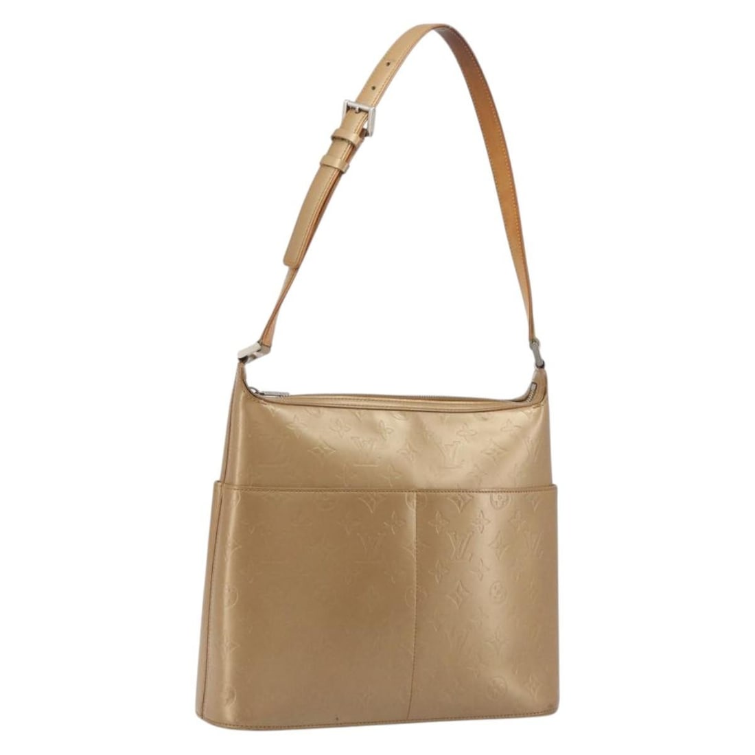 Louis Vuitton M55167 Sutter Shoulder Bag Beige Monogram Mat Canvas (1 of 18)