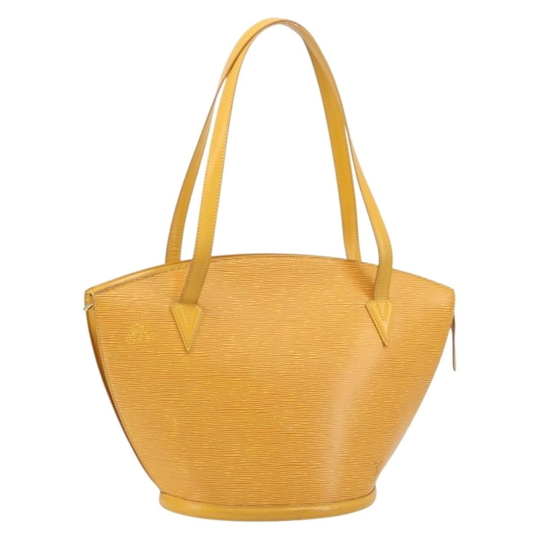 Louis Vuitton Epi Leather Saint Jacques Yellow Shoulder Bag M52269: Louis Vuitton Epi Leather Saint Jacques Yellow Shoulder Bag M52269 This Louis Vuitton Epi Saint Jacques Shopping Bag in yellow is crafted from durable Epi leather and features a structured silhouette 