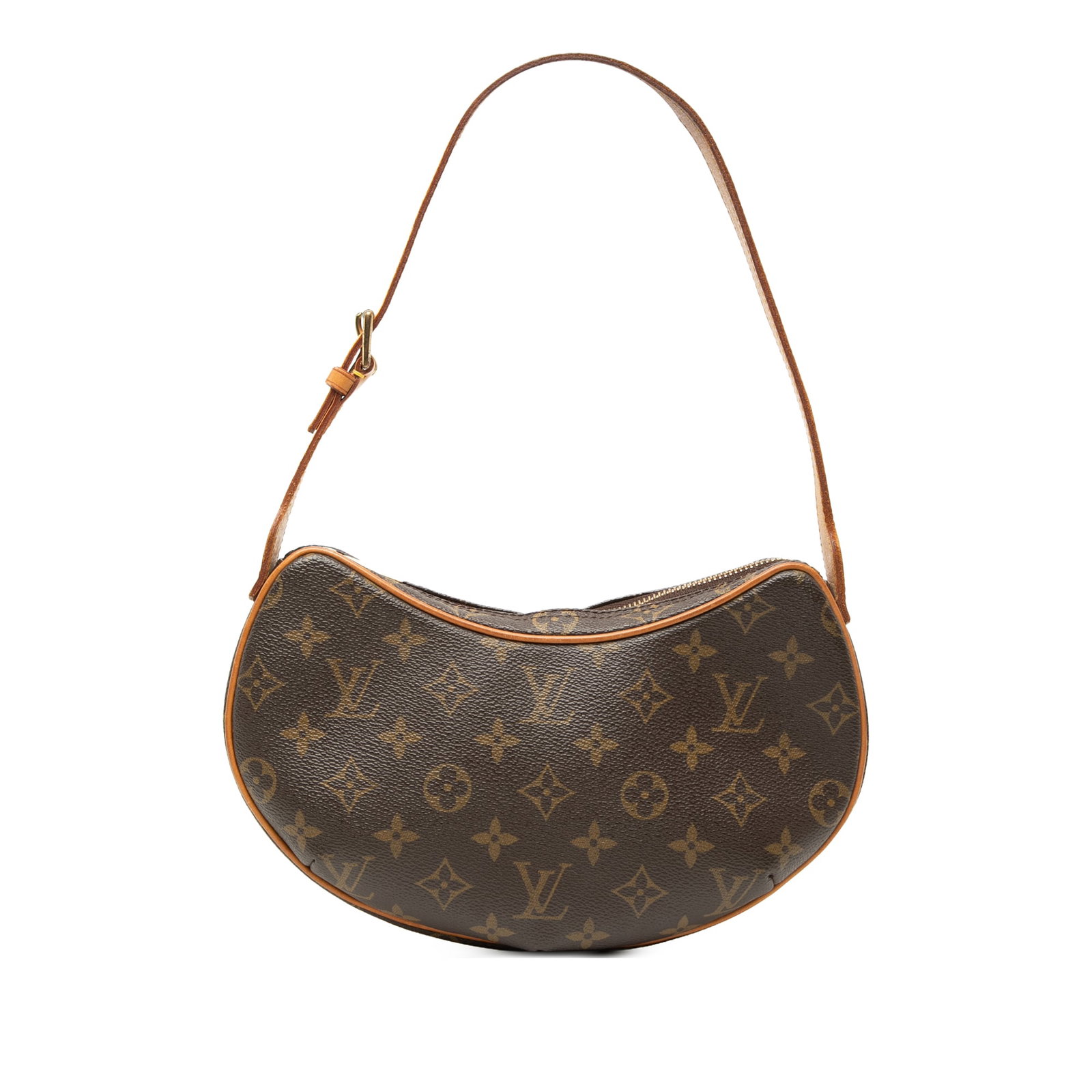 Louis Vuitton Croissant PM Monogram Shoulder Bag: Louis Vuitton Croissant PM Monogram Shoulder Bag Louis Vuitton Monogram Croissant PM shoulder bag crafted with a monogram canvas body and vachetta leather trim. It features an adjustable flat vachetta