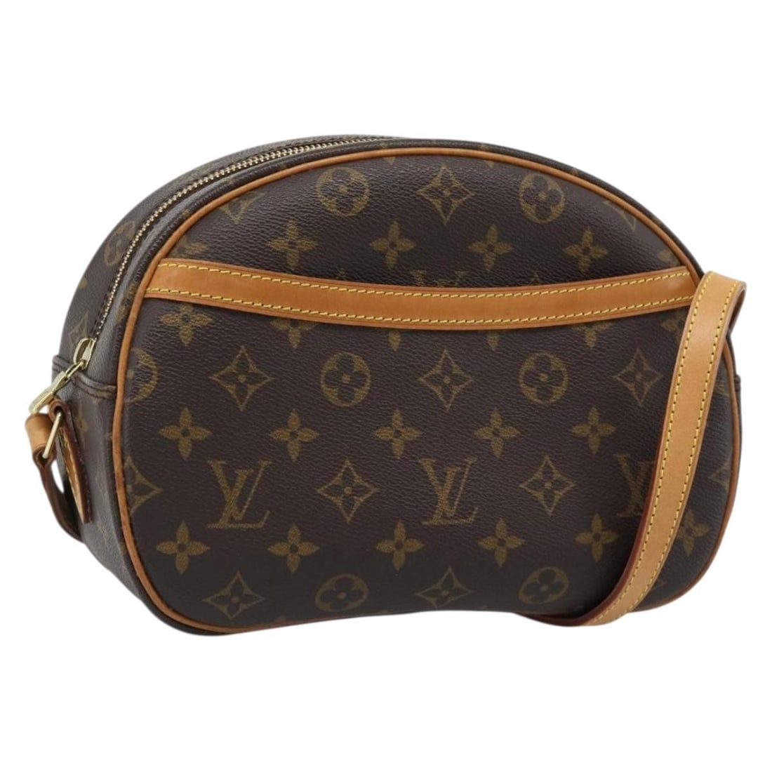 Louis Vuitton M51221 Blois Monogram Canvas Shoulder Bag: Louis Vuitton M51221 Blois Monogram Canvas Shoulder Bag Louis Vuitton Blois shoulder bag in Monogram canvas, made in France. This women's bag features an adjustable shoulder strap and a compact silhou