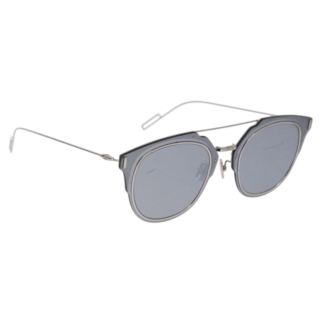 Christian Dior Dior Homme Silver Metal Sunglasses with Case (1 of 15)