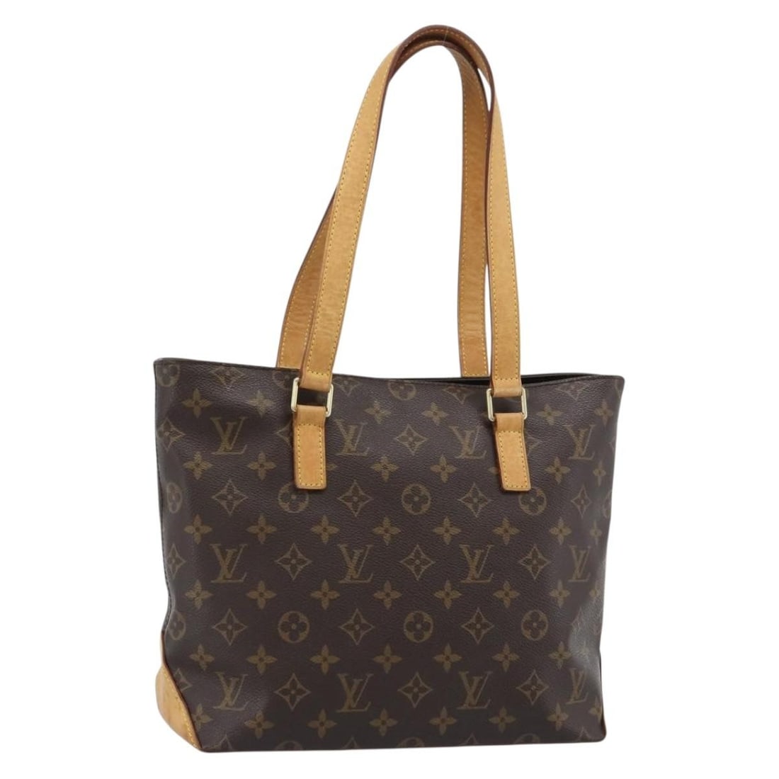 Louis Vuitton M51148 Cabas Piano Monogram Canvas Tote: Louis Vuitton M51148 Cabas Piano Monogram Canvas Tote Louis Vuitton Cabas Piano tote bag in Monogram canvas, designed for women and made in France. This tote is offered without the original box or dus