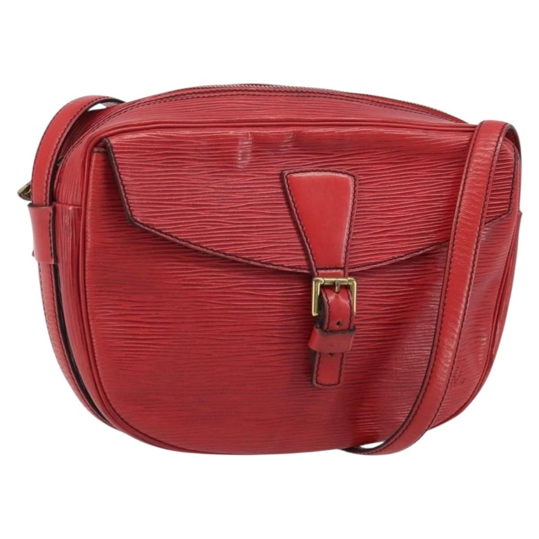 Louis Vuitton M52157 Jeune Fille MM Red Epi Leather Shoulder Bag: Louis Vuitton M52157 Jeune Fille MM Red Epi Leather Shoulder Bag Louis Vuitton Epi Jeune Fille MM shoulder bag in red Epi leather, made in France. This women's bag is identified by product number M521