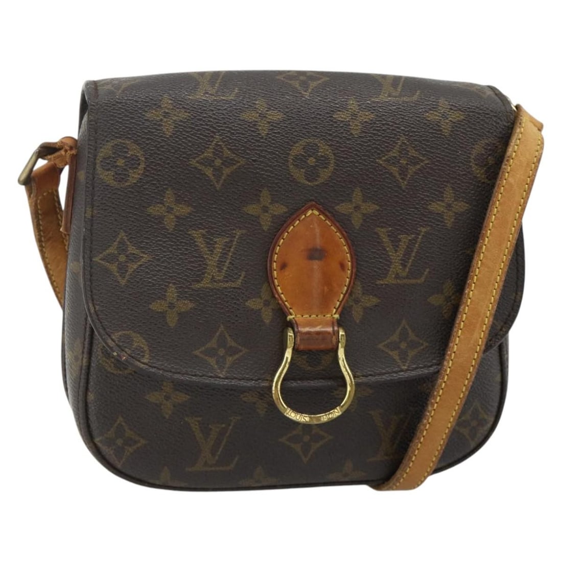 Louis Vuitton Saint Cloud MM Monogram Canvas Shoulder Bag M51243: Louis Vuitton Saint Cloud MM Monogram Canvas Shoulder Bag M51243 Authentic Louis Vuitton Saint Cloud MM shoulder bag in Monogram canvas. This women's shoulder bag is made in Germany and features an ad