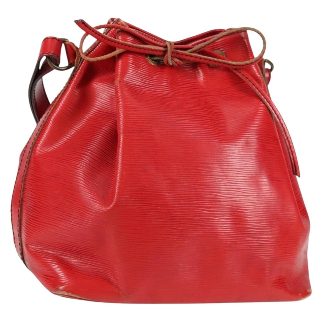 Louis Vuitton Epi Petit Noe Red Shoulder Bag M44107 Auth: Louis Vuitton Epi Petit Noe Red Shoulder Bag M44107 Auth This authentic Louis Vuitton Epi Petit Noe Shoulder Bag in vibrant red is a stylish and practical accessory. Crafted from durable Epi leather, 