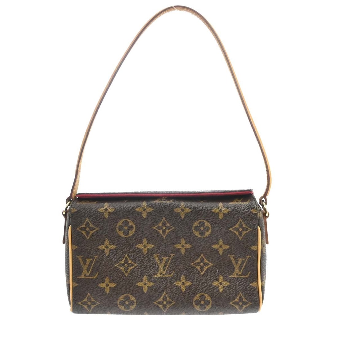 Louis Vuitton Recital Brown Canvas Handbag: Louis Vuitton Recital Brown Canvas Handbag Louis Vuitton Recital handbag in brown monogram canvas. This vintage piece is presented in good, usable condition with light wear to the handle strap, includ