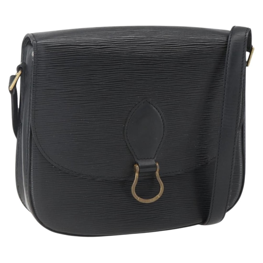 Louis Vuitton M52192 Saint Cloud GM Epi Shoulder Bag Noir: Louis Vuitton M52192 Saint Cloud GM Epi Shoulder Bag Noir Louis Vuitton Saint Cloud GM shoulder bag in black Noir Epi leather. This women's bag features an adjustable shoulder strap and a structured s