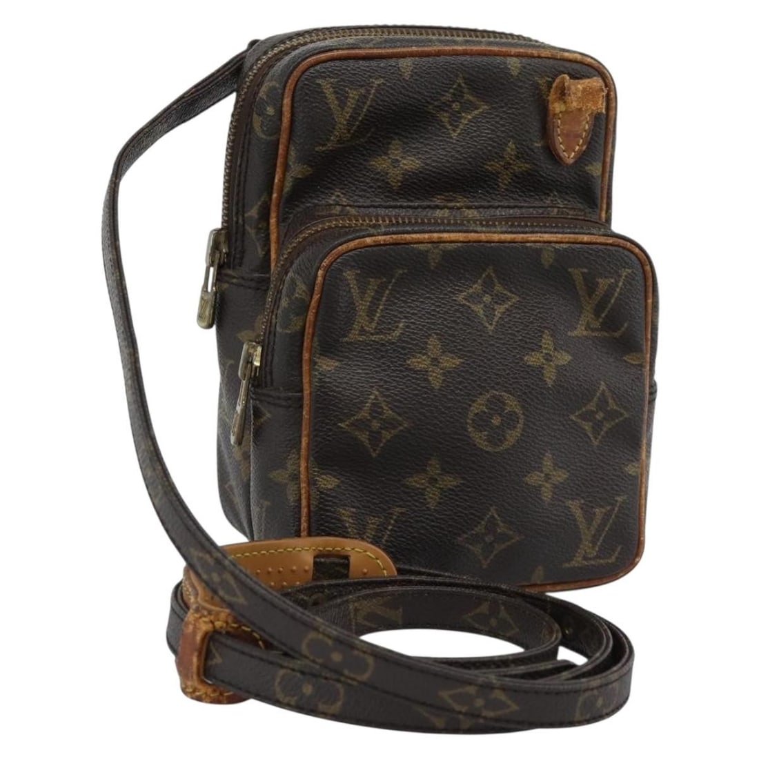 Louis Vuitton M45238 Mini Amazon Monogram Canvas Shoulder Bag: Louis Vuitton M45238 Mini Amazon Monogram Canvas Shoulder Bag Louis Vuitton Monogram Mini Amazon shoulder bag in Monogram canvas, made in France. This women's shoulder bag is offered as the item only;