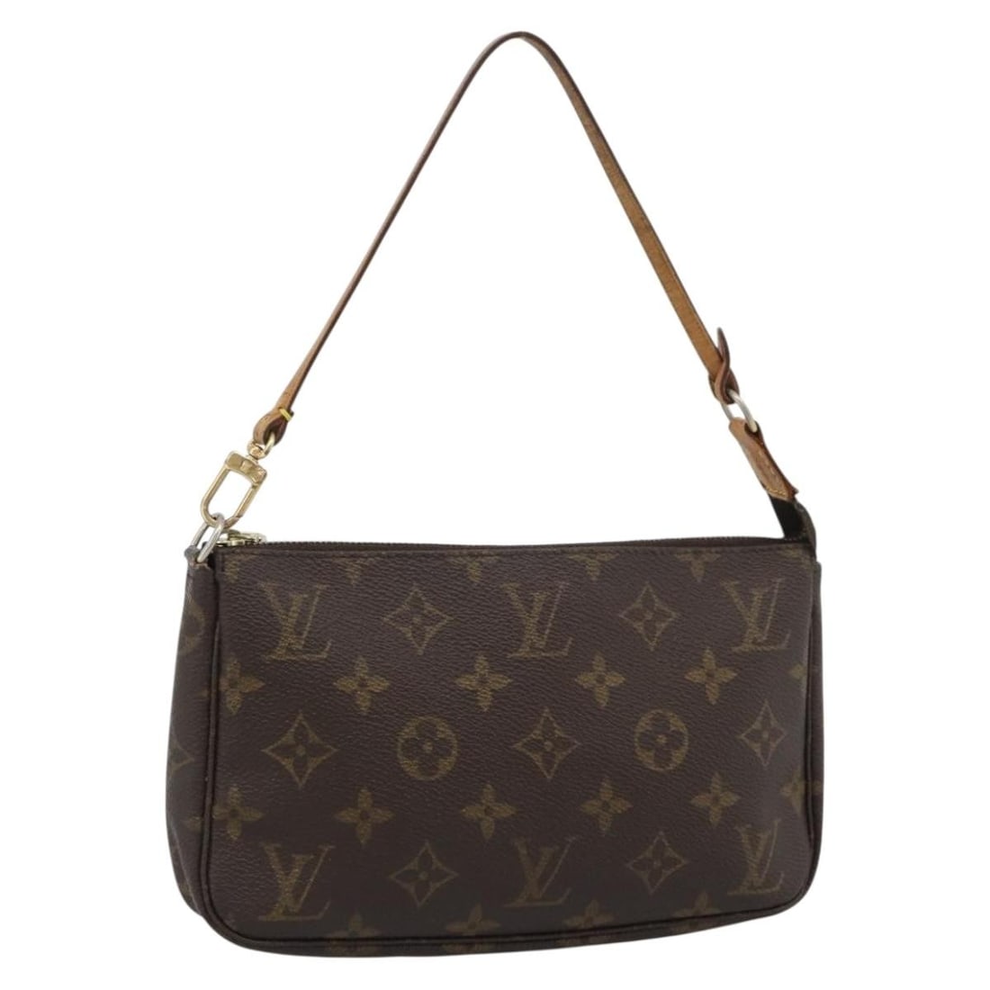 Louis Vuitton M51980 Monogram Canvas Pochette Accessoires Pouch: Louis Vuitton M51980 Monogram Canvas Pochette Accessoires Pouch Louis Vuitton Monogram Pochette Accessoires pouch in Monogram canvas, made in France. This women's pouch is offered without the original