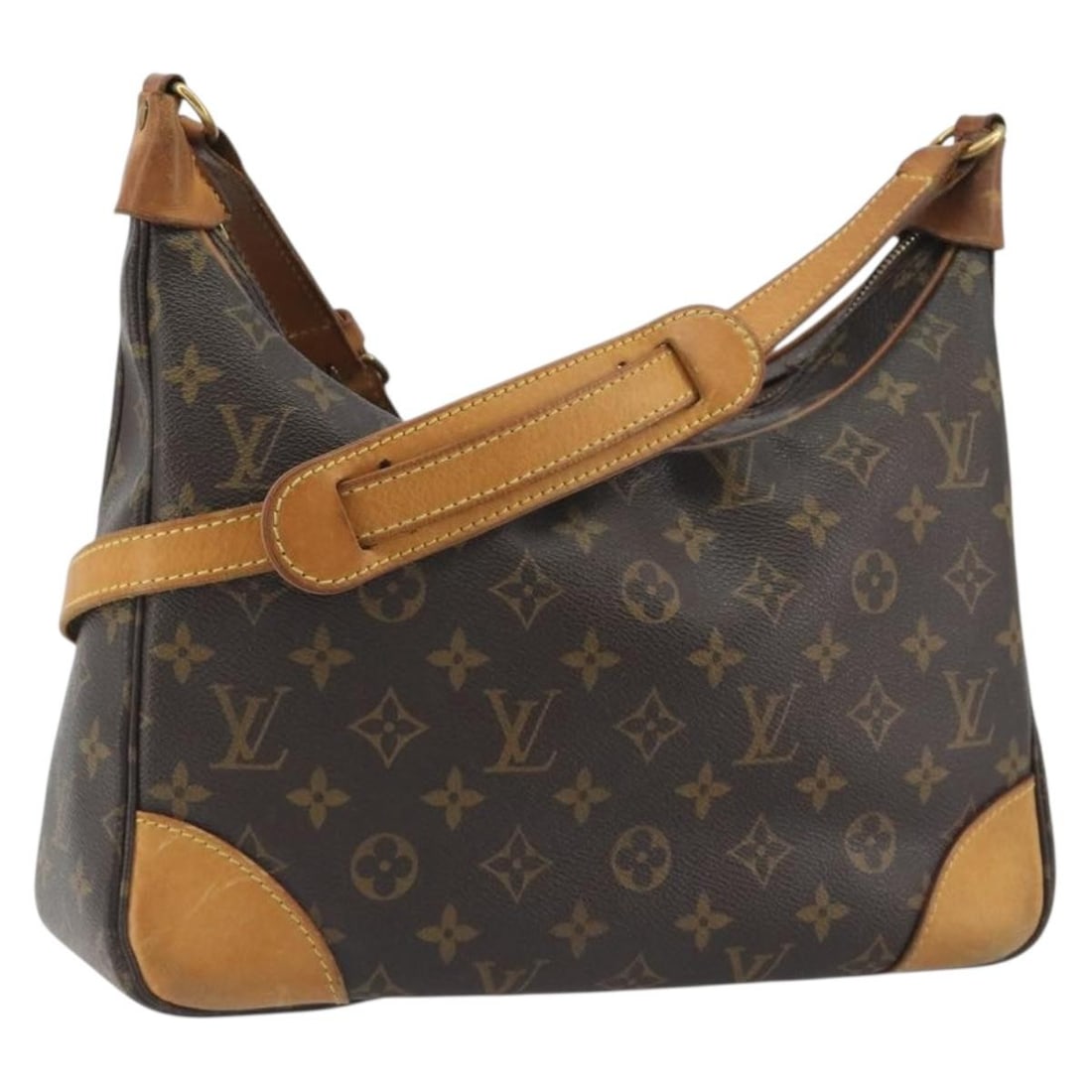 Louis Vuitton M51265 Boulogne 30 Monogram Canvas Shoulder Bag: Louis Vuitton M51265 Boulogne 30 Monogram Canvas Shoulder Bag Louis Vuitton Boulogne 30 shoulder bag in Monogram canvas, model M51265, made in France. This women's shoulder bag features an adjustable 