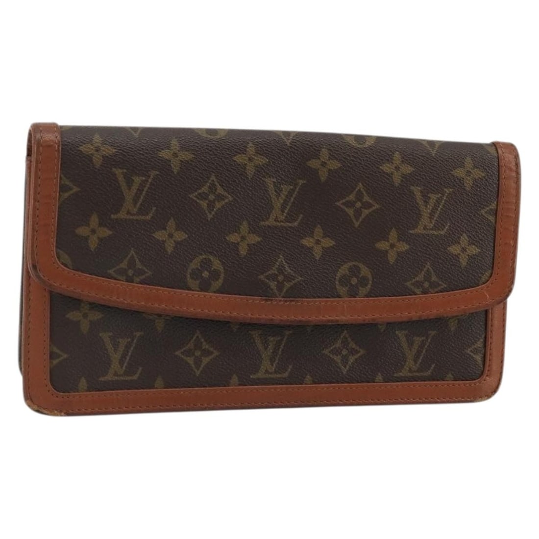 Louis Vuitton M51812 Pochette Dam PM Monogram Canvas Clutch: Louis Vuitton M51812 Pochette Dam PM Monogram Canvas Clutch Louis Vuitton Monogram Pochette Dam PM clutch bag in monogram canvas. This women's clutch is made in France and features a compact silhouett