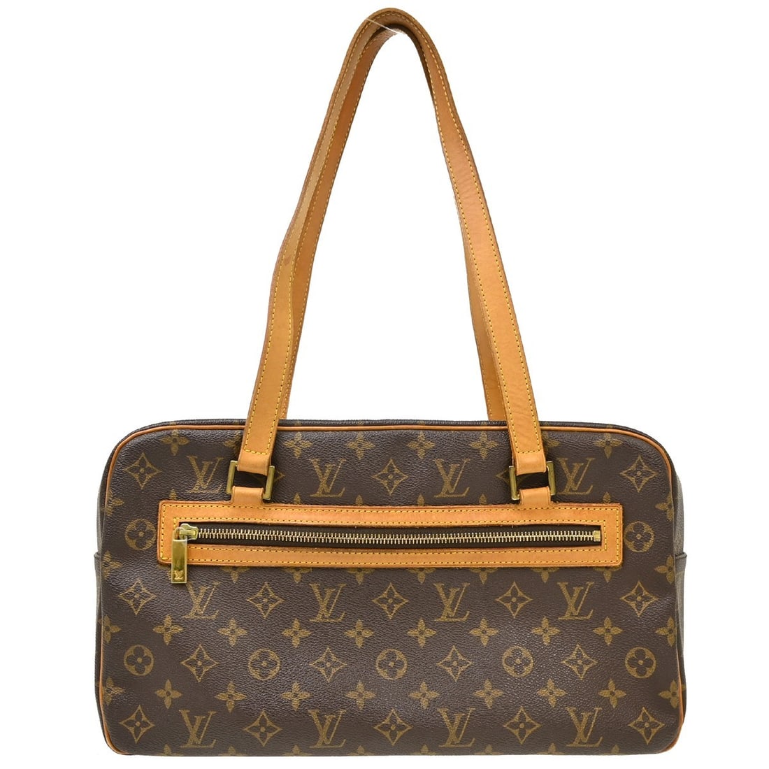 Louis Vuitton Cite Brown Canvas Shoulder Bag: Louis Vuitton Cite Brown Canvas Shoulder Bag Louis Vuitton Cite handbag in brown monogram canvas. This women's bag is made in France and is presented in good condition, with scuffs, cracks, light scra