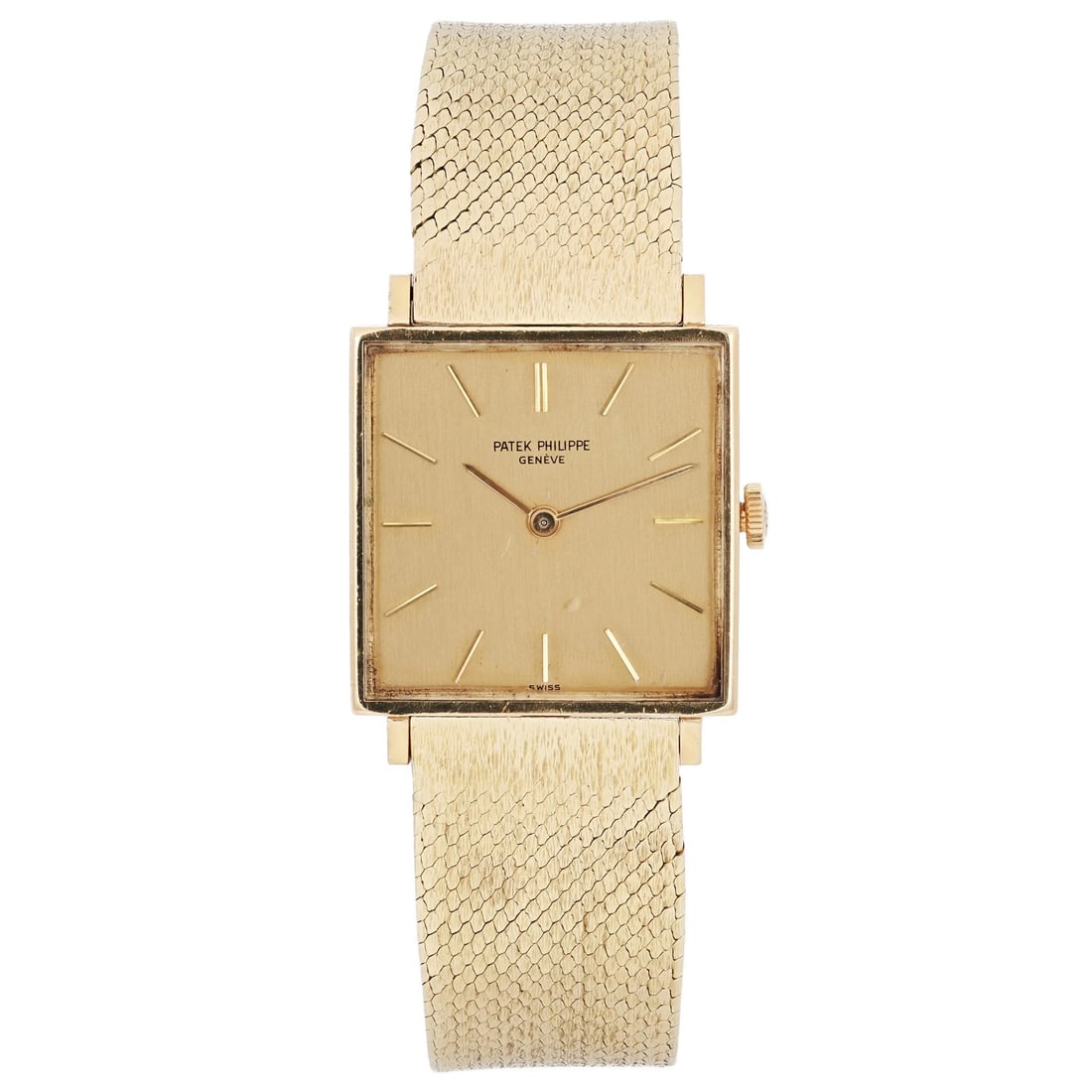 Vintage Patek Philippe Gondolo 18K Yellow Gold Luxury Wristwatch (1 of 9)