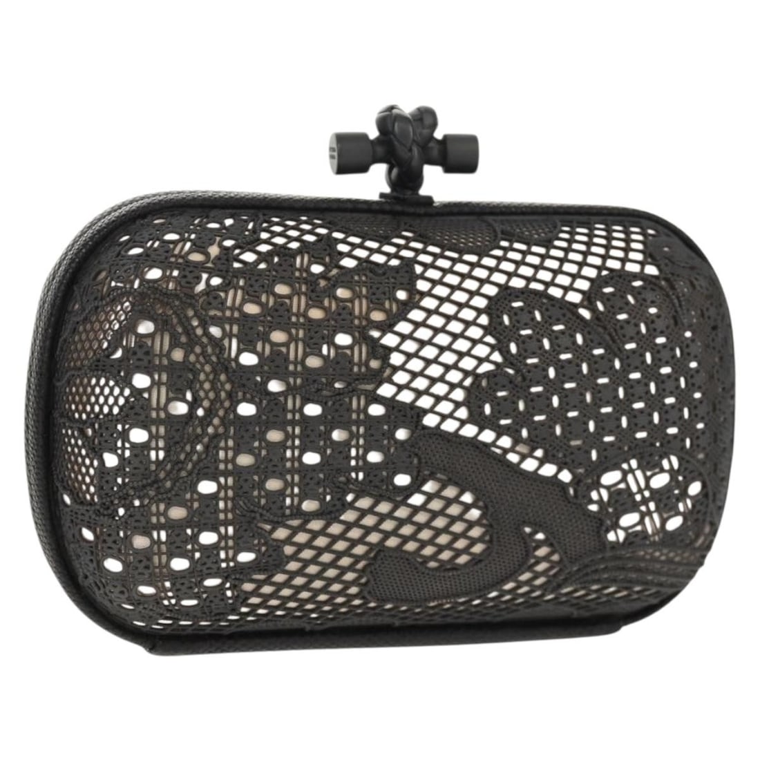 Bottega Veneta Knot Gray Metal Womens Clutch Pouch: Bottega Veneta Knot Gray Metal Womens Clutch Pouch Bottega Veneta Knot pouch clutch in gray metal with a compact structured silhouette. Made in Italy, this women's pouch includes a dust bag. Condition