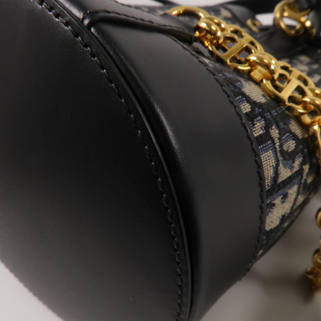 Dior Small Oblique Backpack Navy GHW - 13